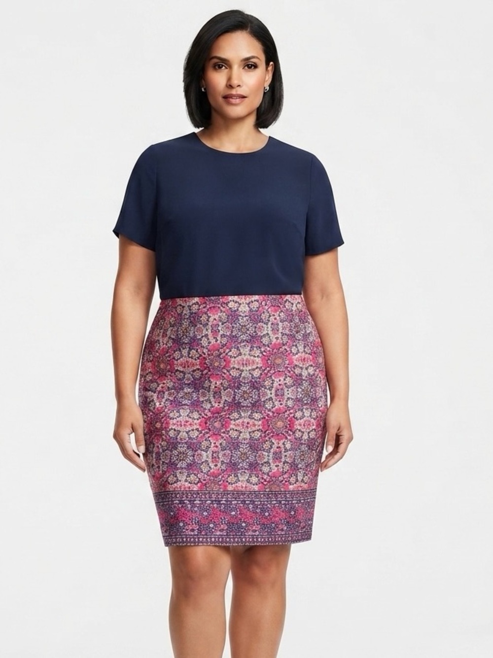 [Talbots] Floral  Skirt
